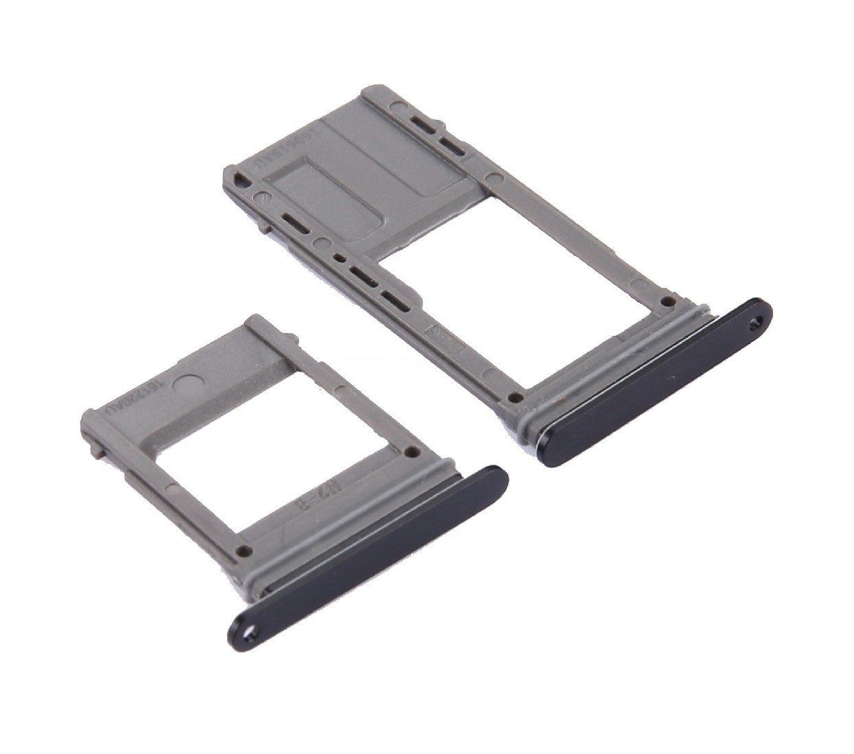For Galaxy A5 (2017) / A520 & A7 (2017) / A720 SIM Card Tray + Micro SD Card Tray, Single Card (Black)