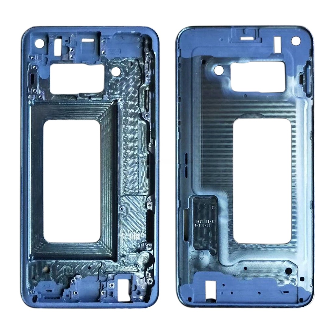 For Galaxy S10 Front Housing LCD Frame Bezel Plate (Blue)