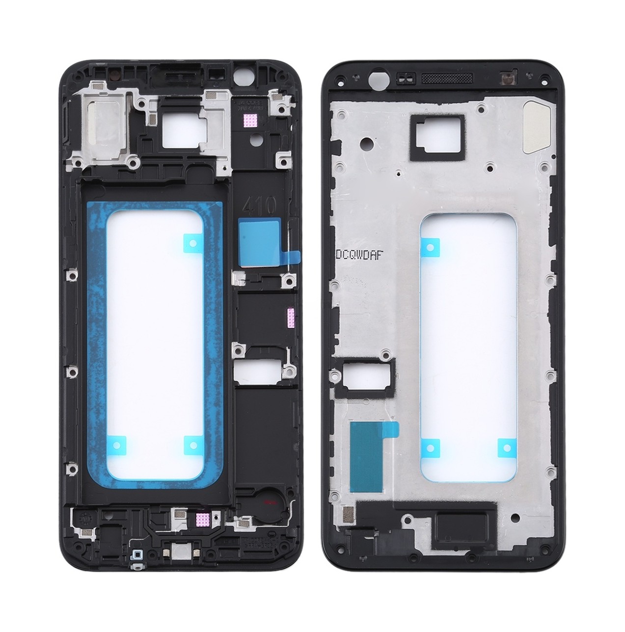 For Samsung Galaxy J4 Core / SM-J410 Front Housing LCD Frame Bezel Plate (Black)
