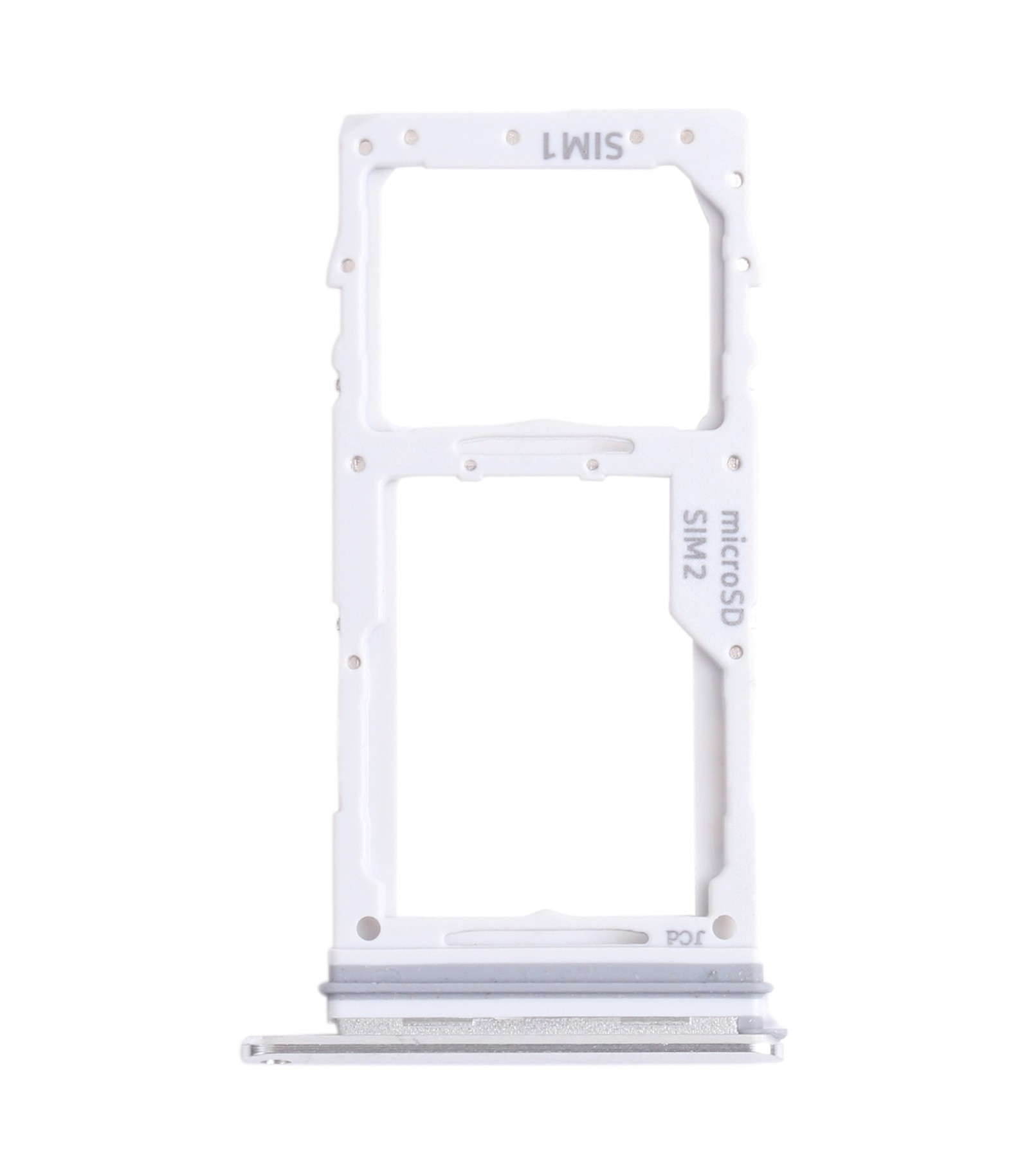 For Samsung Galaxy S10 Lite SM-G770 SIM Card Tray + SIM Card Tray / Micro SD Card Tray (Silver)