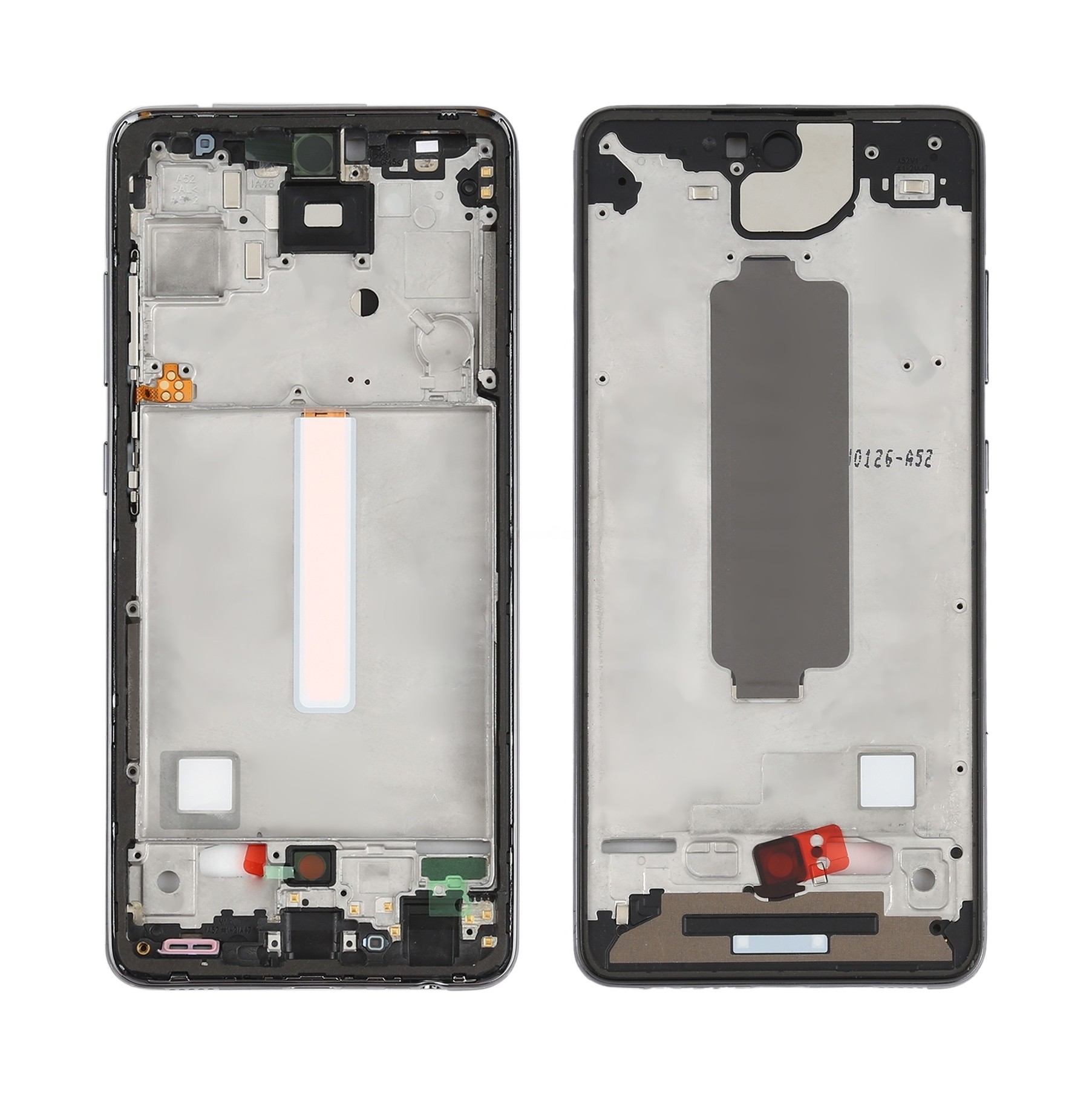 For Samsung Galaxy A52 Middle Frame Bezel Plate (Black)