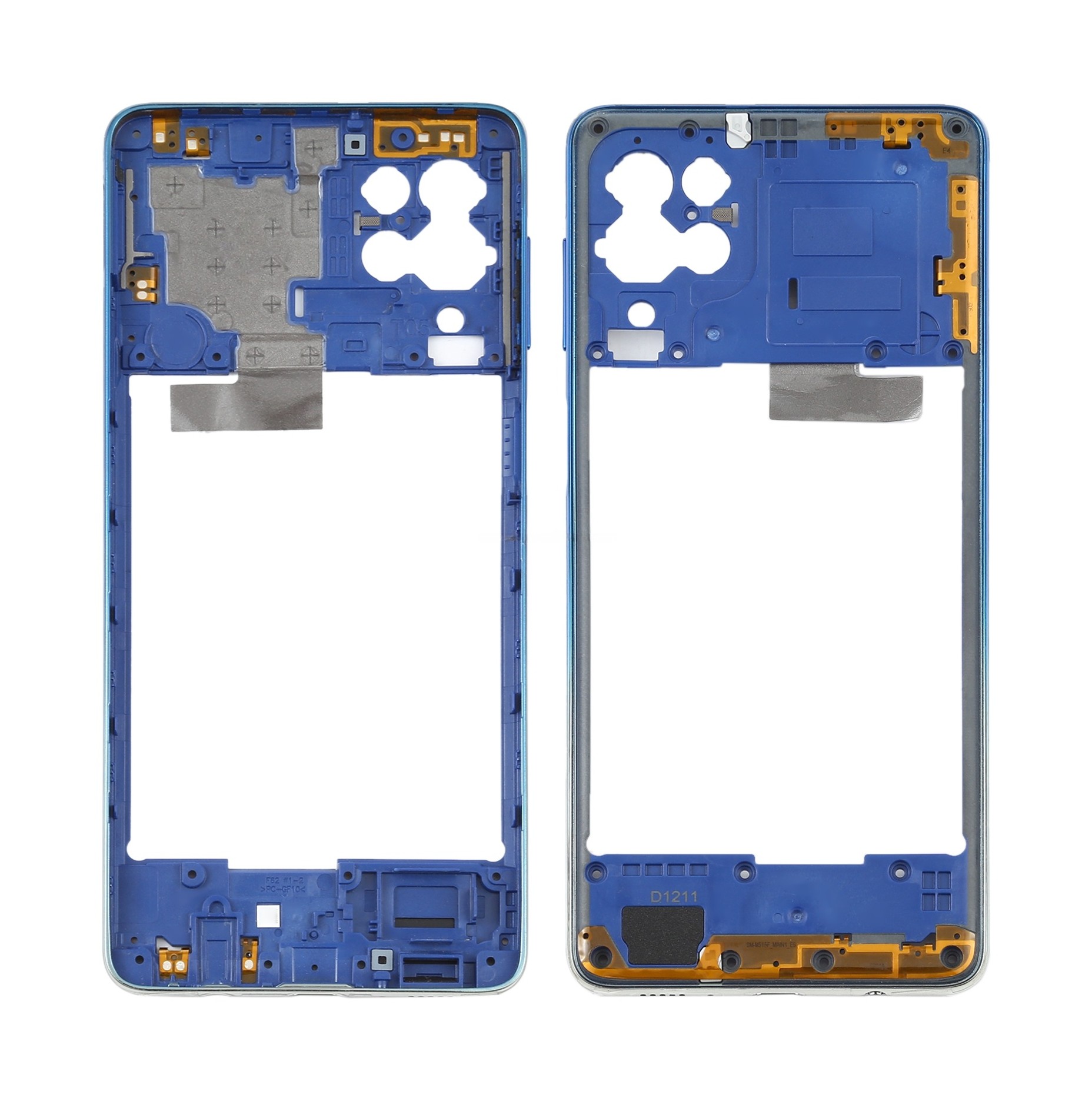 For Samsung Galaxy F62 SM-E625F Middle Frame Bezel Plate (Blue)