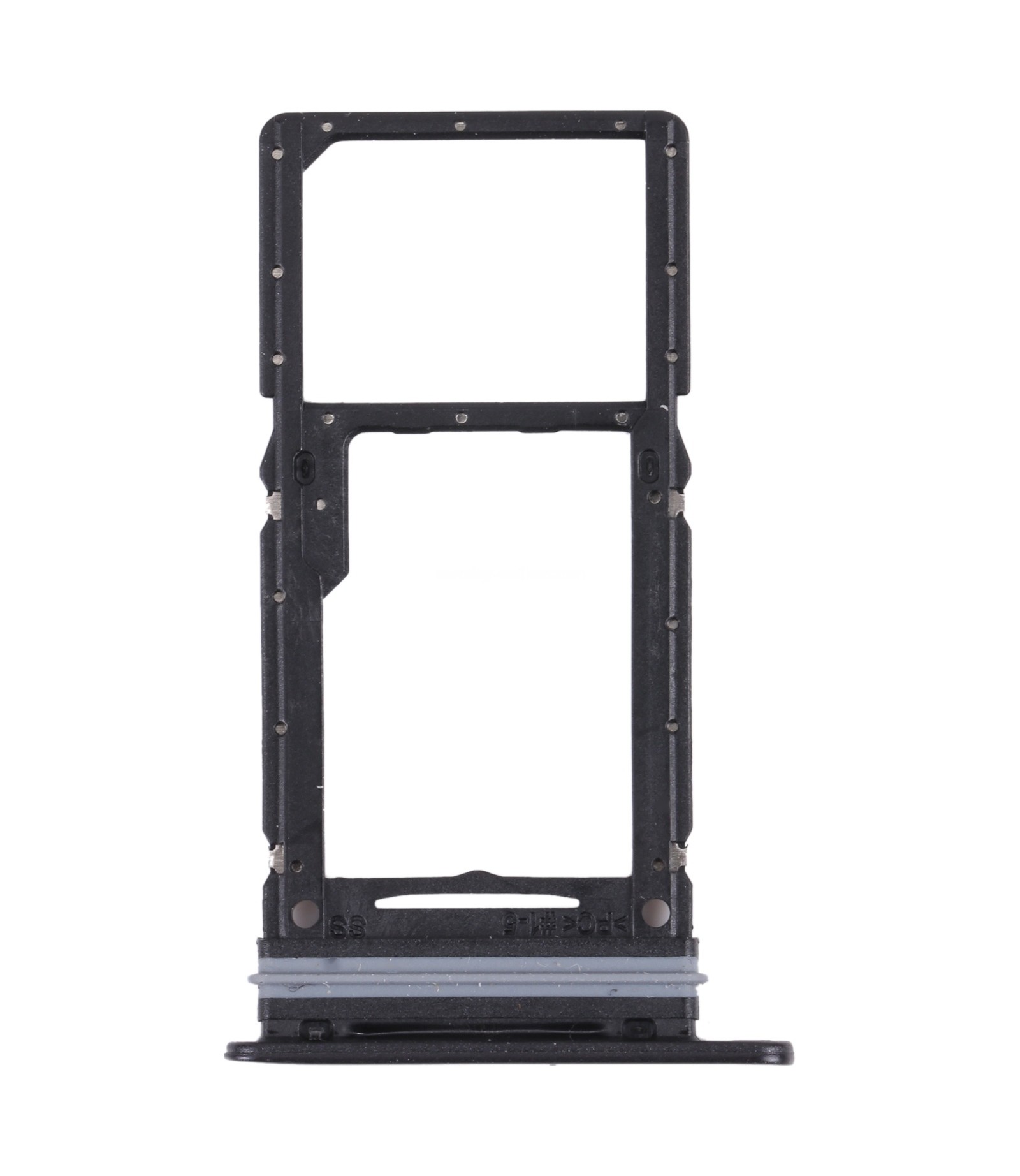 For Samsung Galaxy A33 5G SM-A336B Original SIM Card Tray + SIM Card Tray / Micro SD card tray (Black)