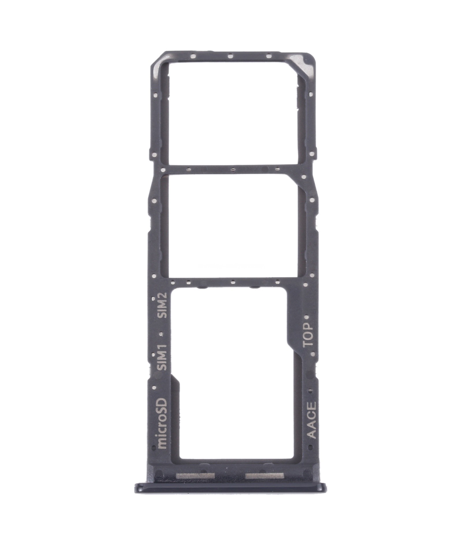 For Samsung Galaxy A13 SM-A135 Original SIM Card Tray + SIM Card Tray + Micro SD card tray (Black)