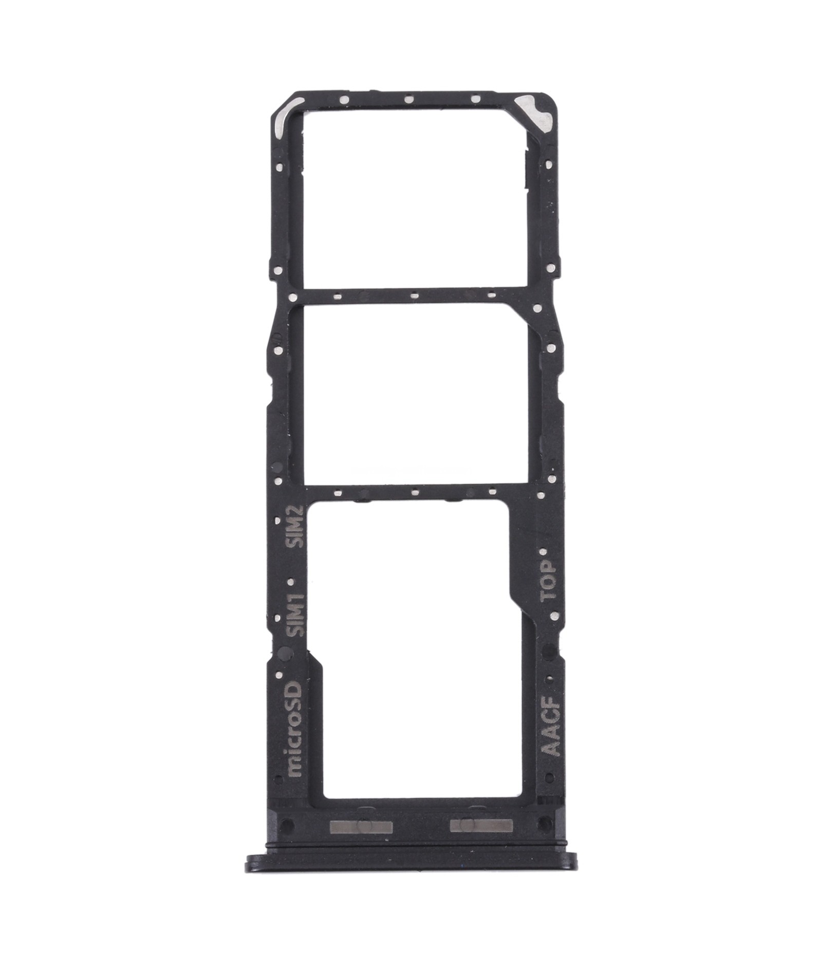 For Samsung Galaxy A13 5G SM-A136 Original SIM Card Tray + SIM Card Tray + Micro SD card tray (Black)