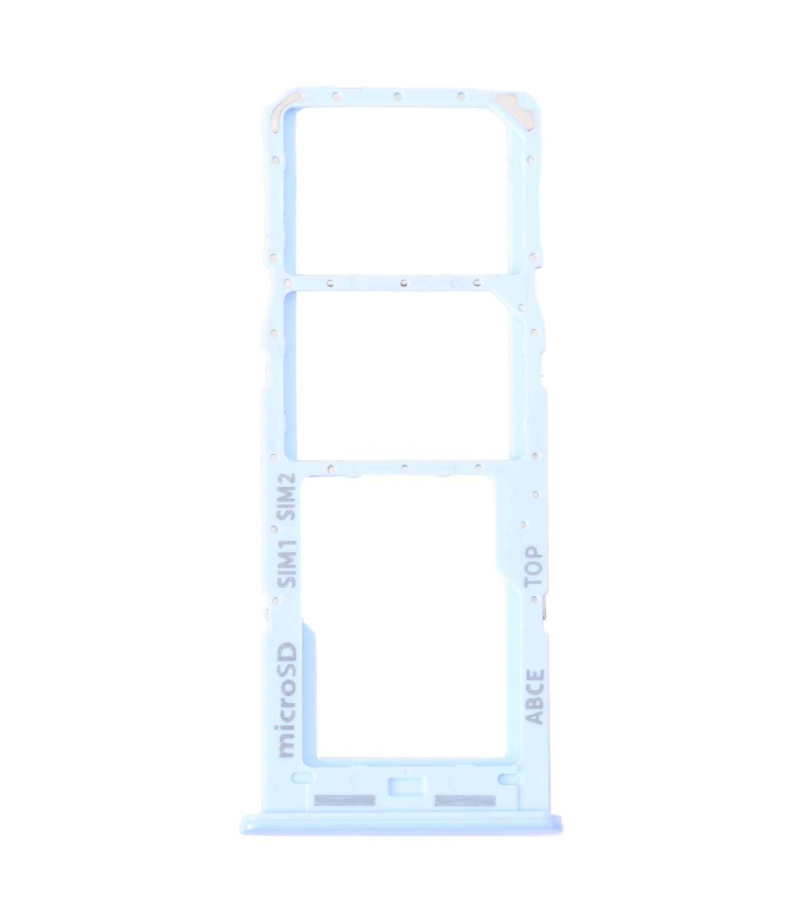 For Samsung Galaxy A23 SM-A235 Original SIM Card Tray + SIM Card Tray + Micro SD Card Tray (Blue)