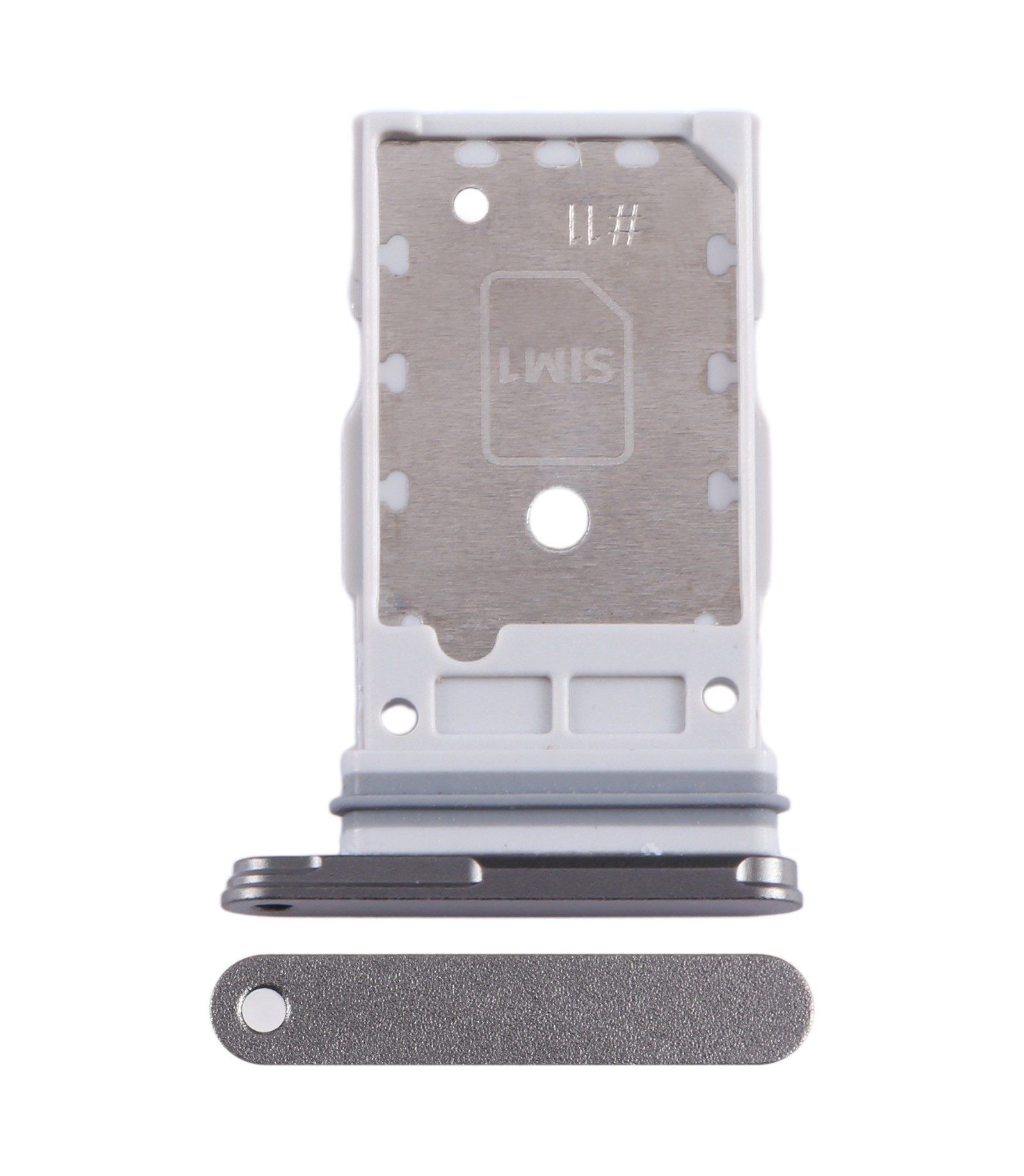 For Samsung Galaxy S24 Ultra 5G SM-S928B Original SIM + SIM Card Tray (Black)