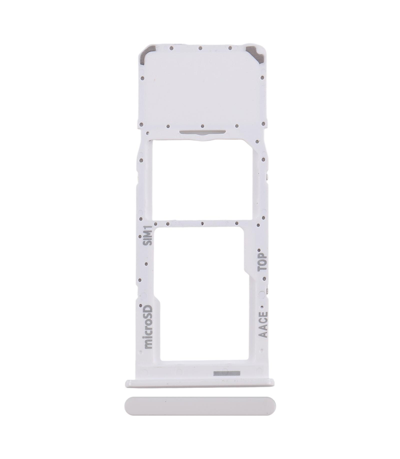 For Samsung Galaxy A13 SM-A135 Original SIM + Micro SD Card Tray (White)