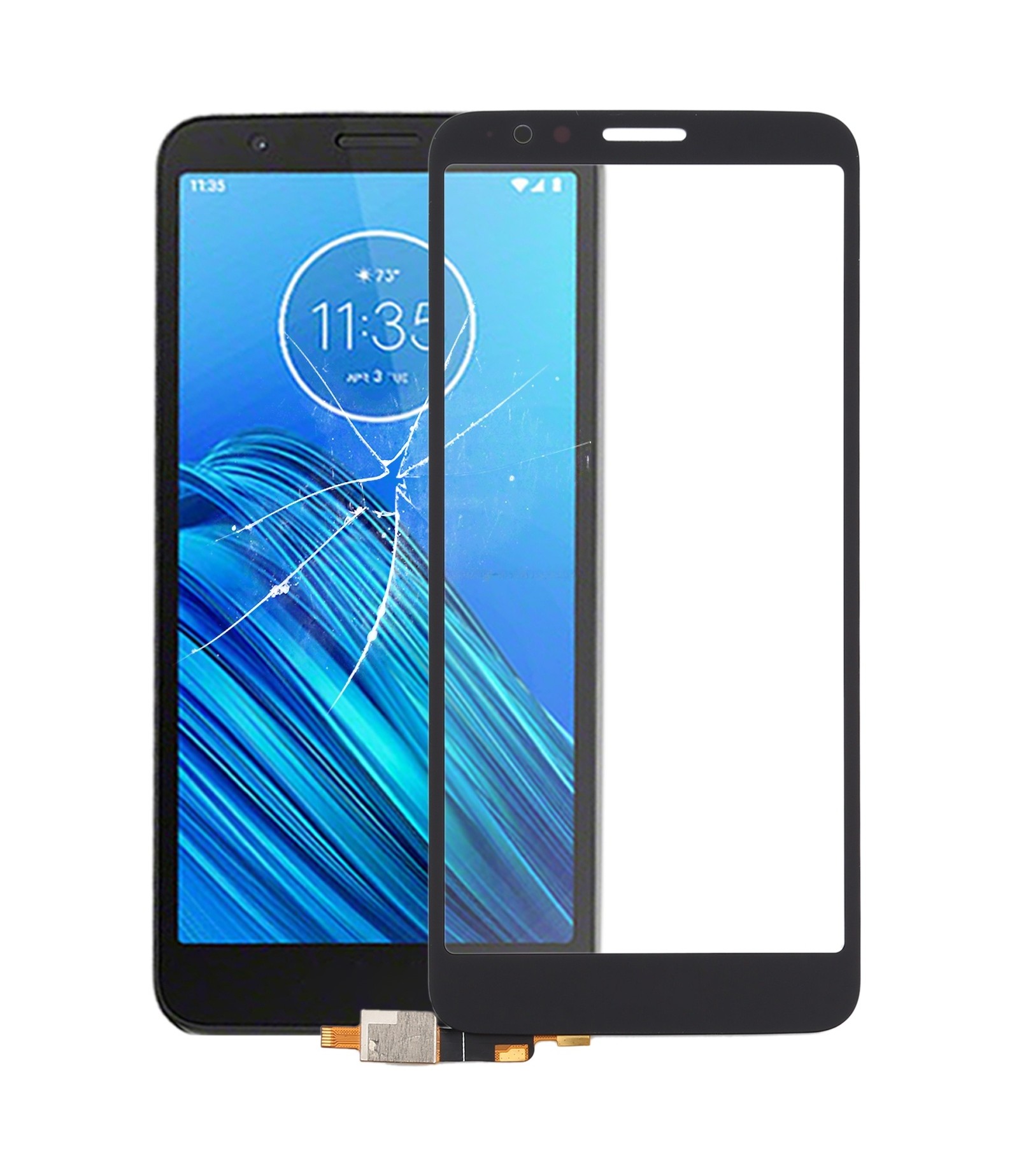 Touch Panel for Motorola Moto E6 / XT2005-3 / XT2005-1 / XT2005DL(Black)