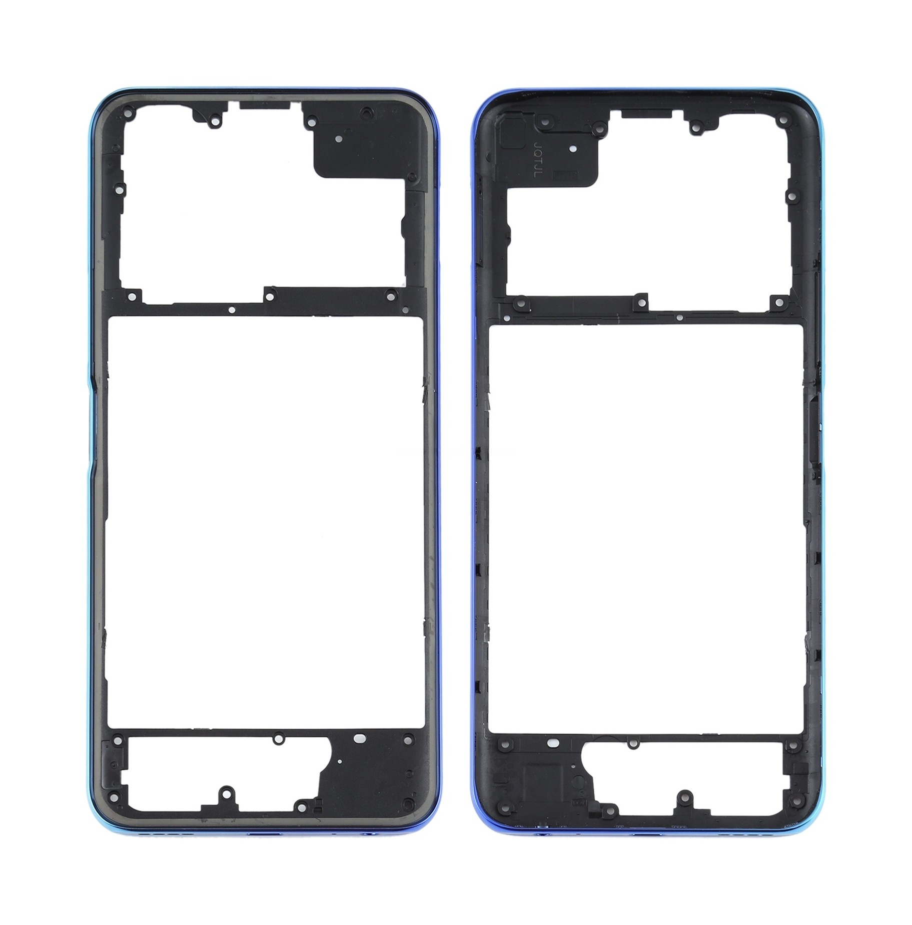 For Vivo Y51s V2002A Middle Frame Bezel Plate(Blue)