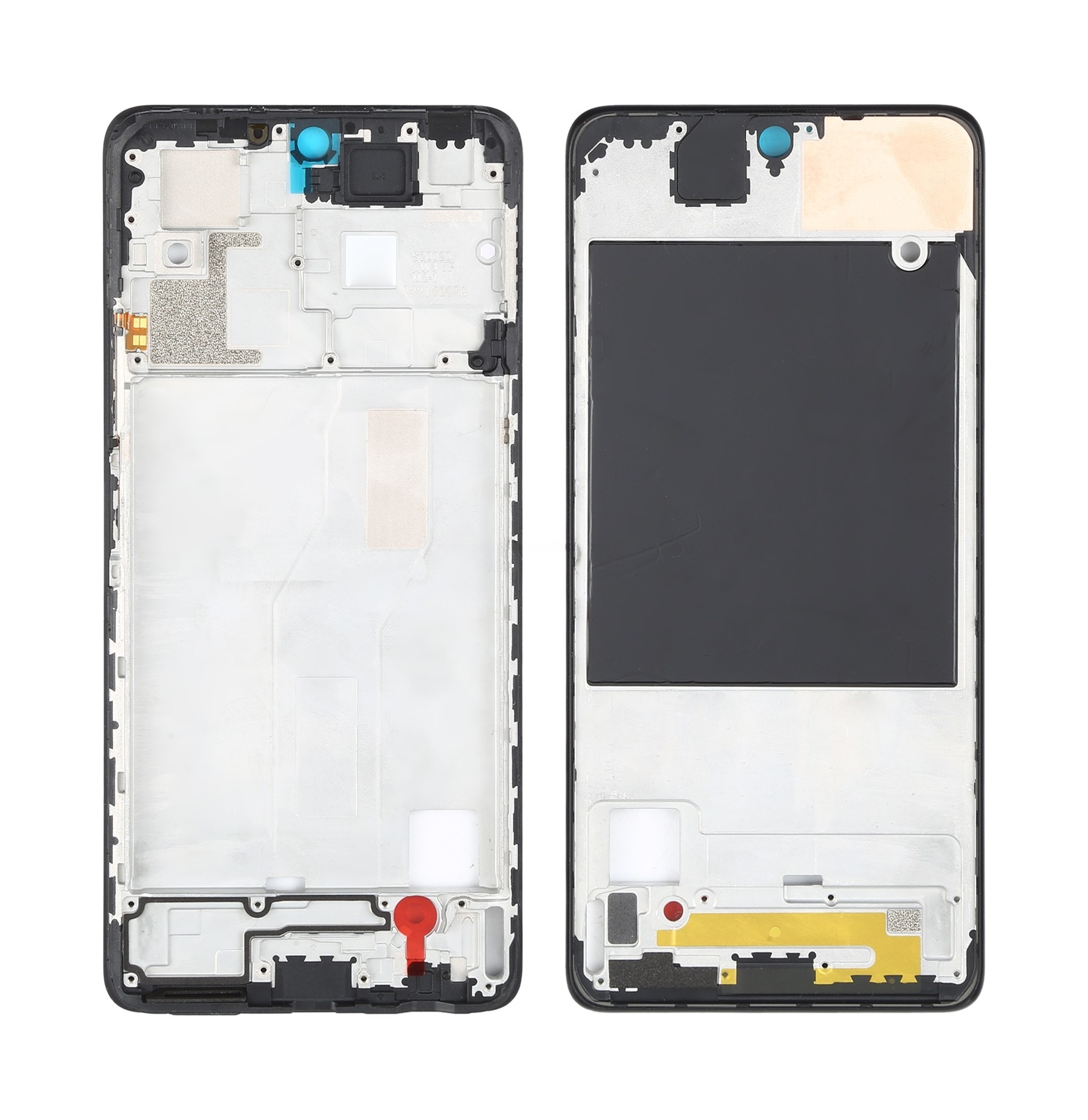 Original Front Housing LCD Frame Bezel Plate for Xiaomi Redmi Note 10 Pro Max / Redmi Note 10 Pro / Redmi Note 10 Pro (India) M2101K6P M2101K6G M2101K6I(Black)