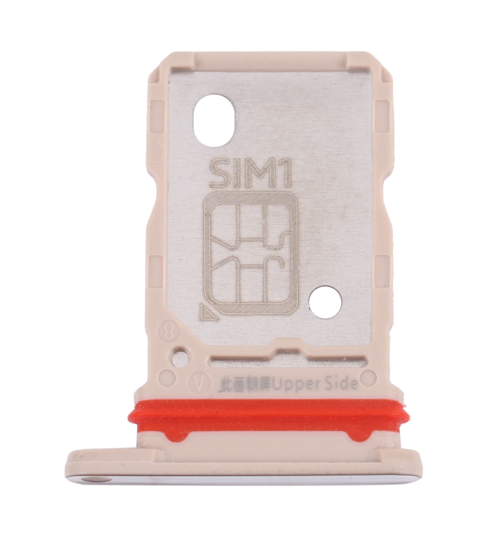 For vivo X60 Pro+ V2056A SIM Card Tray + SIM Card Tray (Gold)
