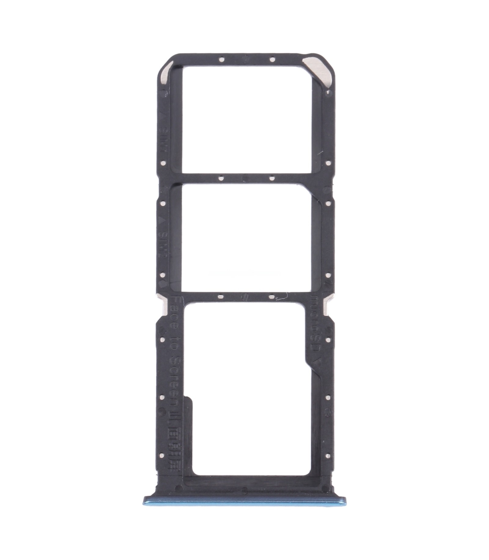 For OPPO A74 5G / A54 5G / A93 PCGM00, PEHM00 SIM Card Tray + SIM Card Tray + Micro SD Card Tray(Blue)