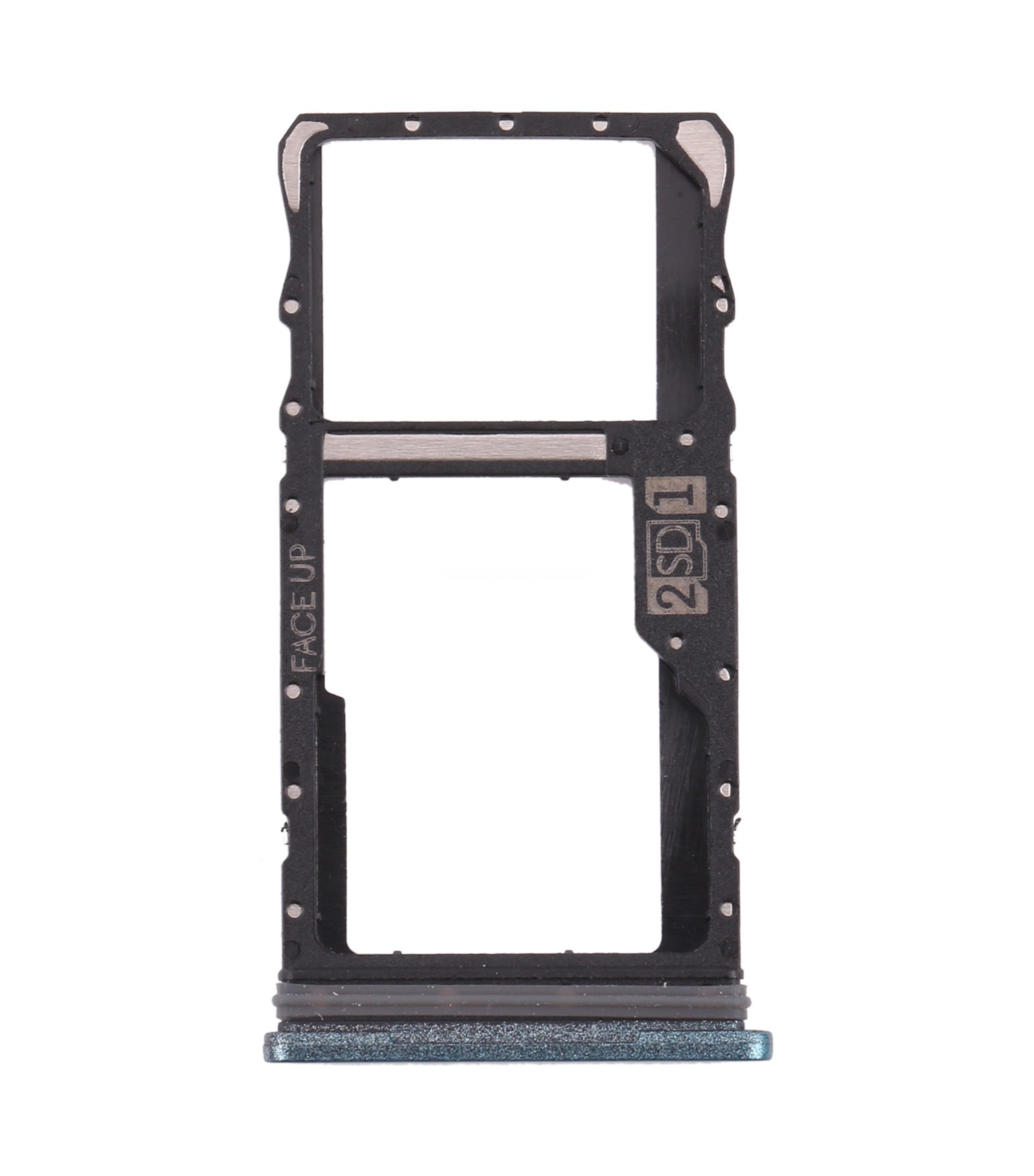 For Motorola Moto G50 SIM Card Tray + Micro SD Card Tray (Green)