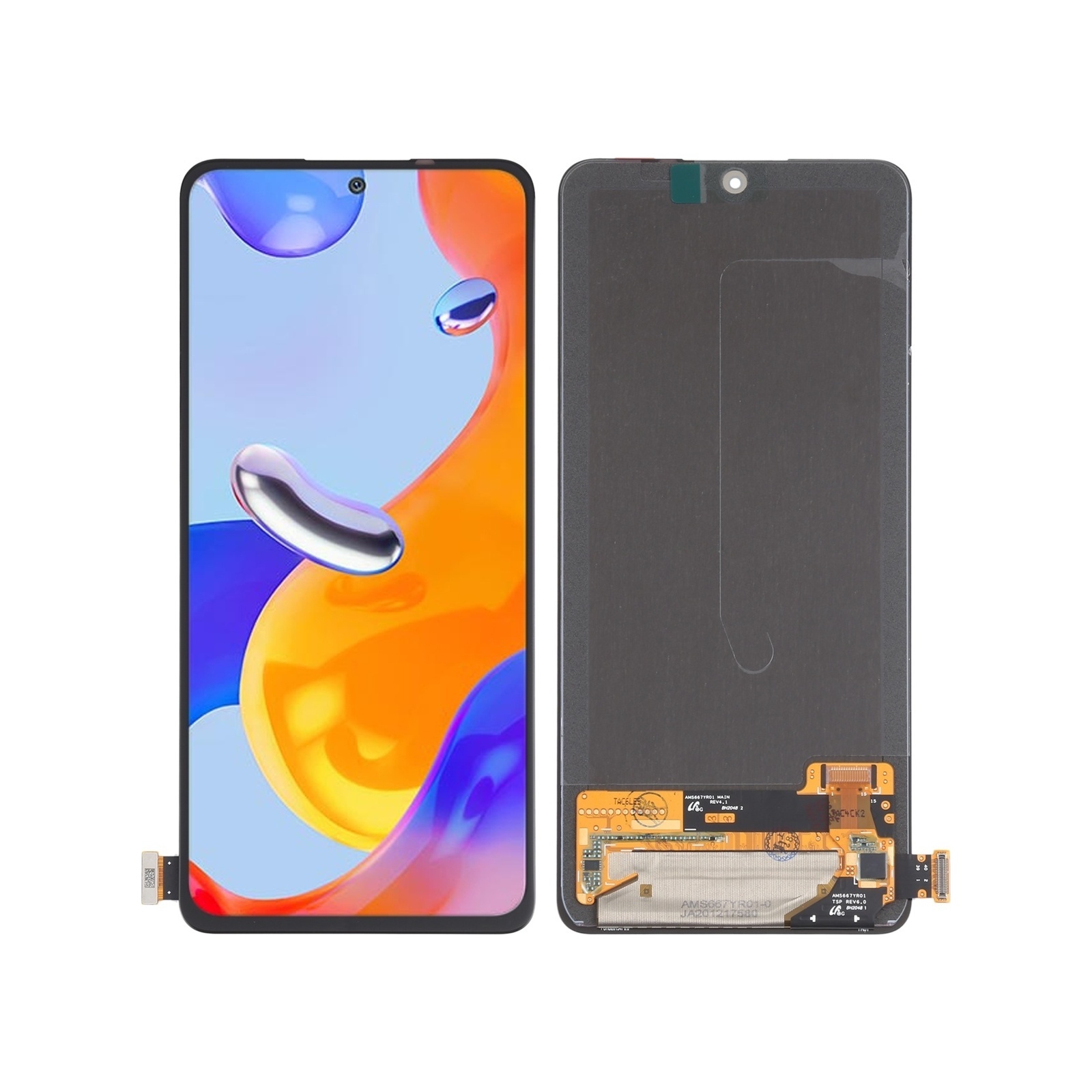 Super AMOLED Material Original LCD Screen and Digitizer Full Assembly for Xiaomi Redmi Note 11 Pro 4G / Redmi Note 11 Pro 5G / Redmi Note 11 Pro+ 5G(India) / Redmi Note 11E Pro 5G / Redmi Note 11 Pro+ 5G
