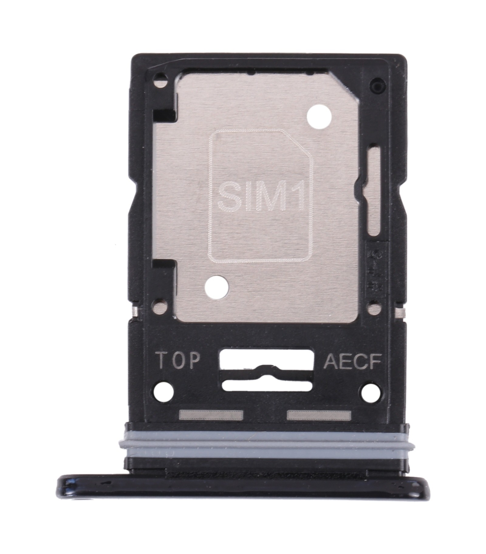 For Samsung Galaxy A53 5G SM-A536B Original SIM Card Tray + SIM Card Tray / Micro SD card tray (Black)