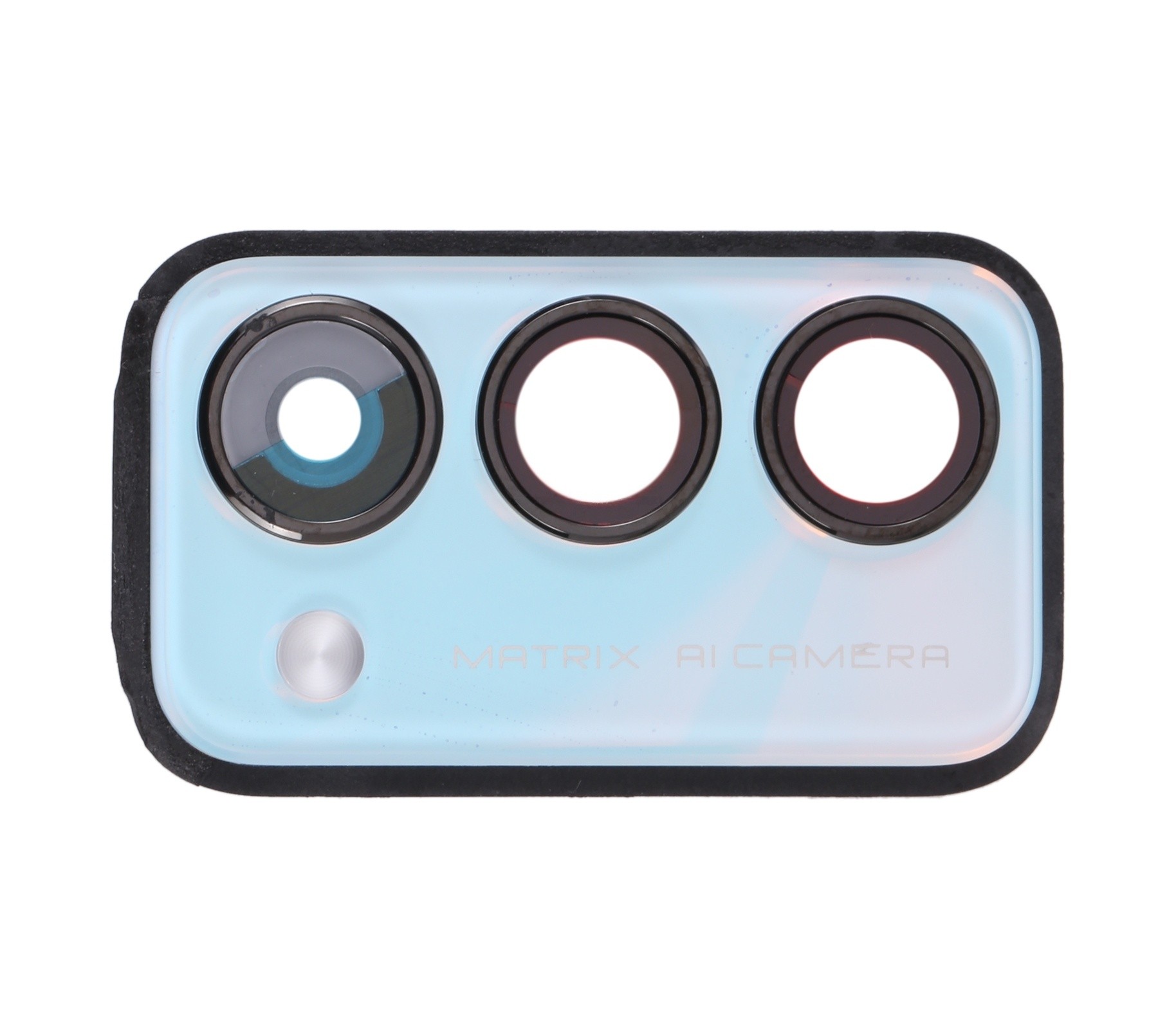 For OPPO Realme Q3 Pro 5G / Realme Q3 Pro Carnival Back Camera Lens Frame (Blue)