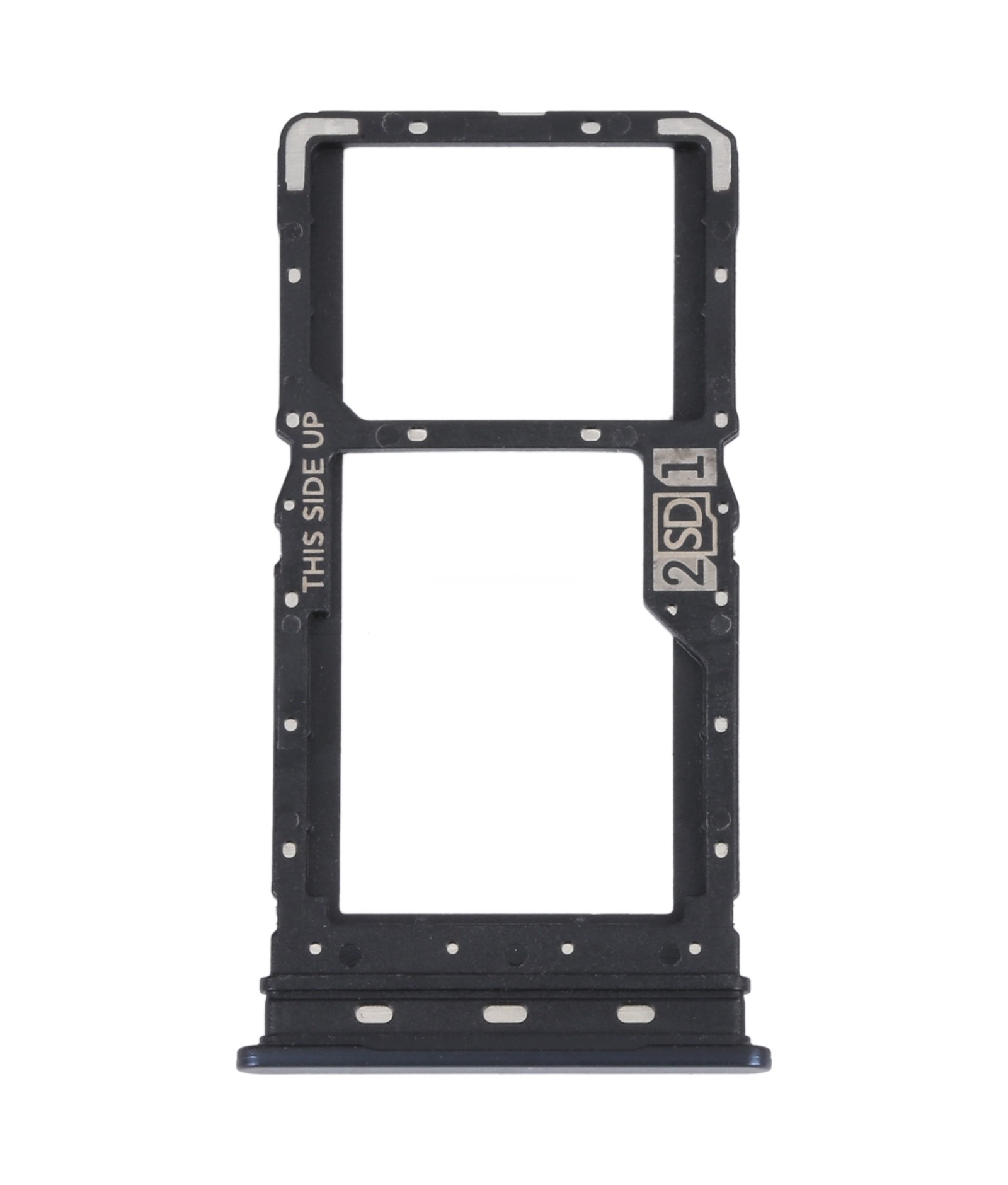 For Motorola Moto G62 5G / Moto G62 India SIM Card Tray + SIM / Micro SD Card Tray(Black)