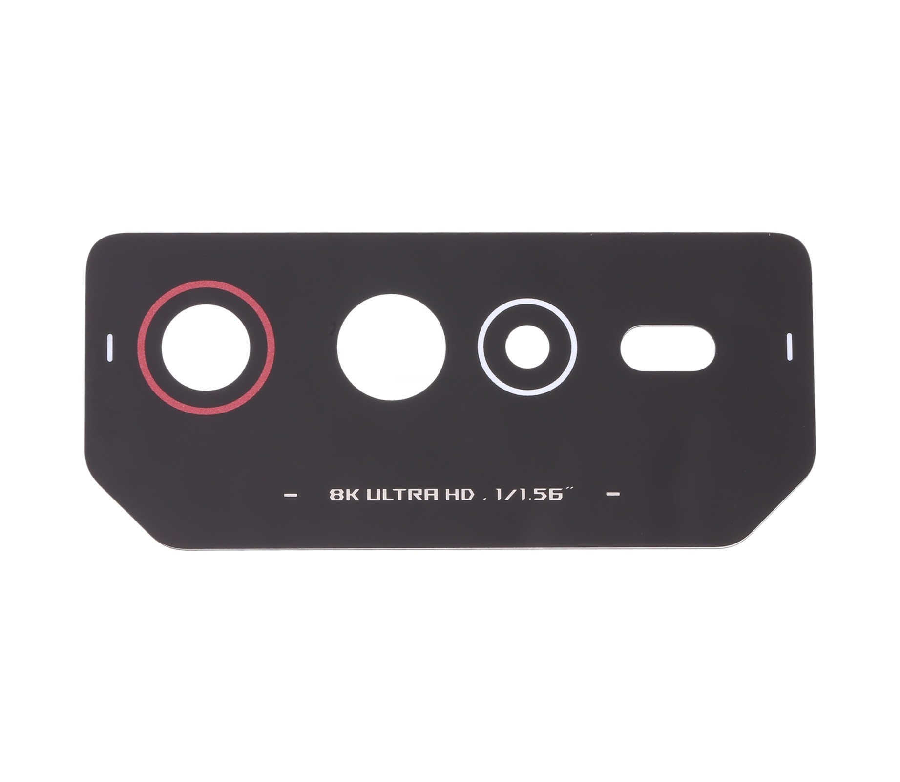 For Asus ROG Phone 6 AI2201-C AI2201-F Back Camera Lens (Black Red)