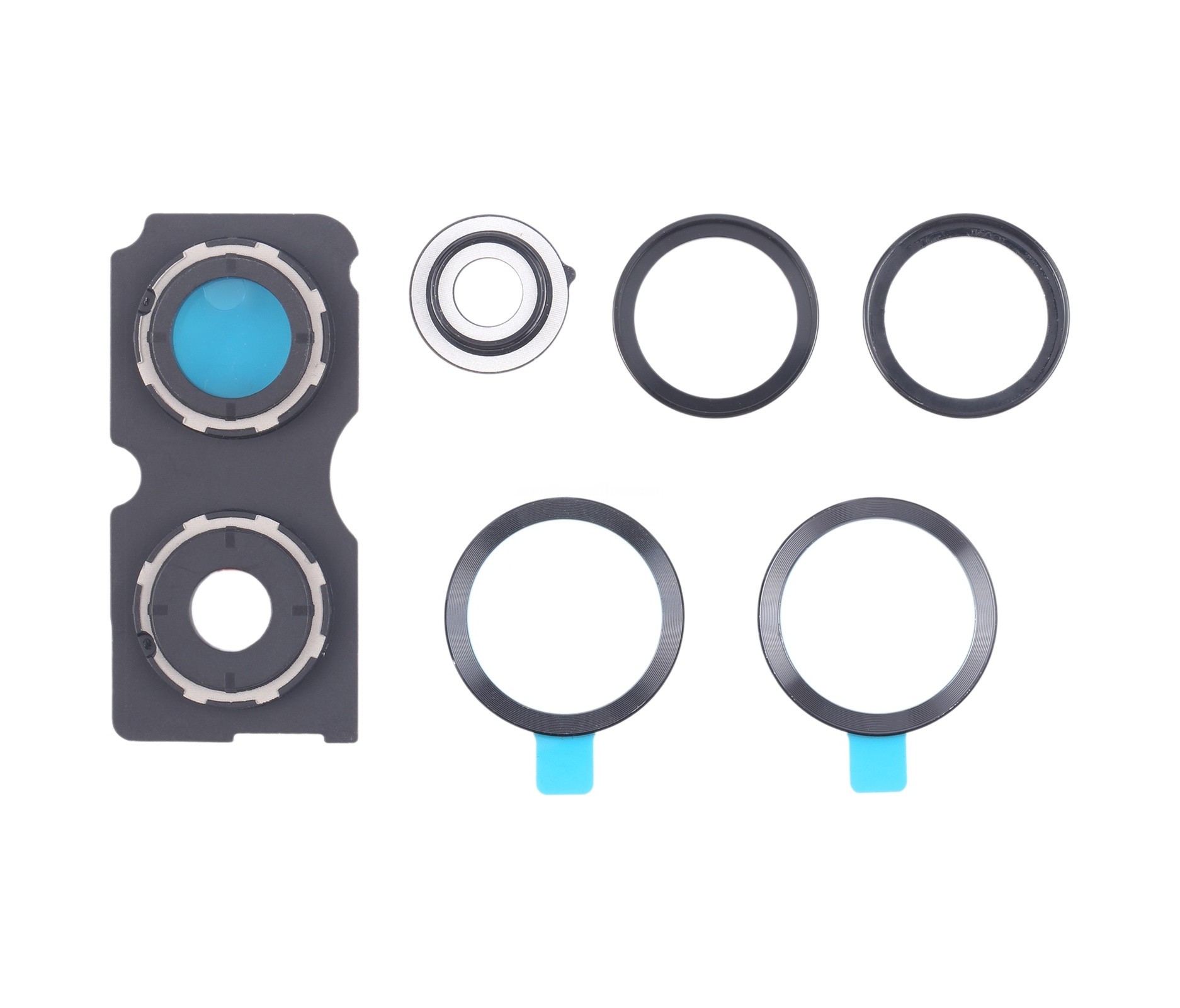 For Xiaomi Redmi Note 13 Pro+ Back Camera Lens Frame (Black)