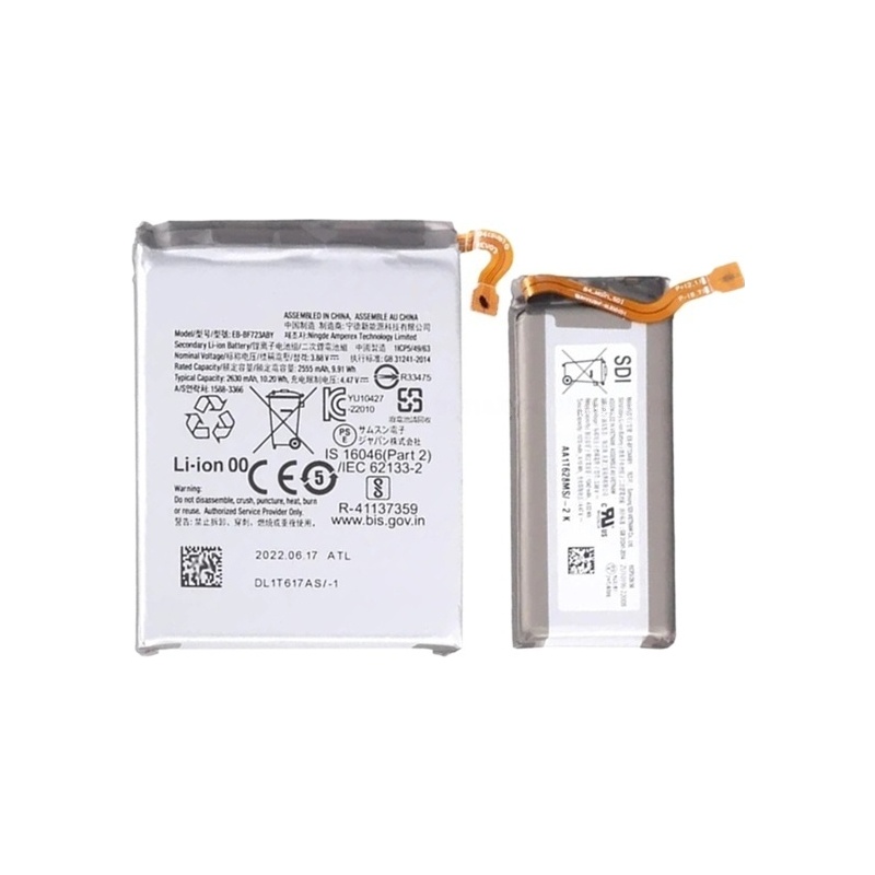 Battery Replacement For Samsung Galaxy Z Flip4 5G F723 F724 EB-BF723ABY EB-BF724ABY
